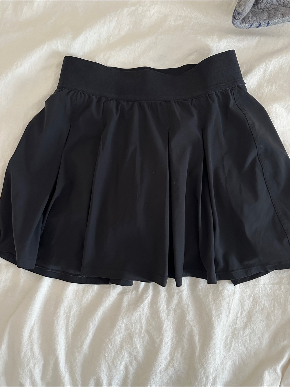 Lululemon pleated tennis black skort